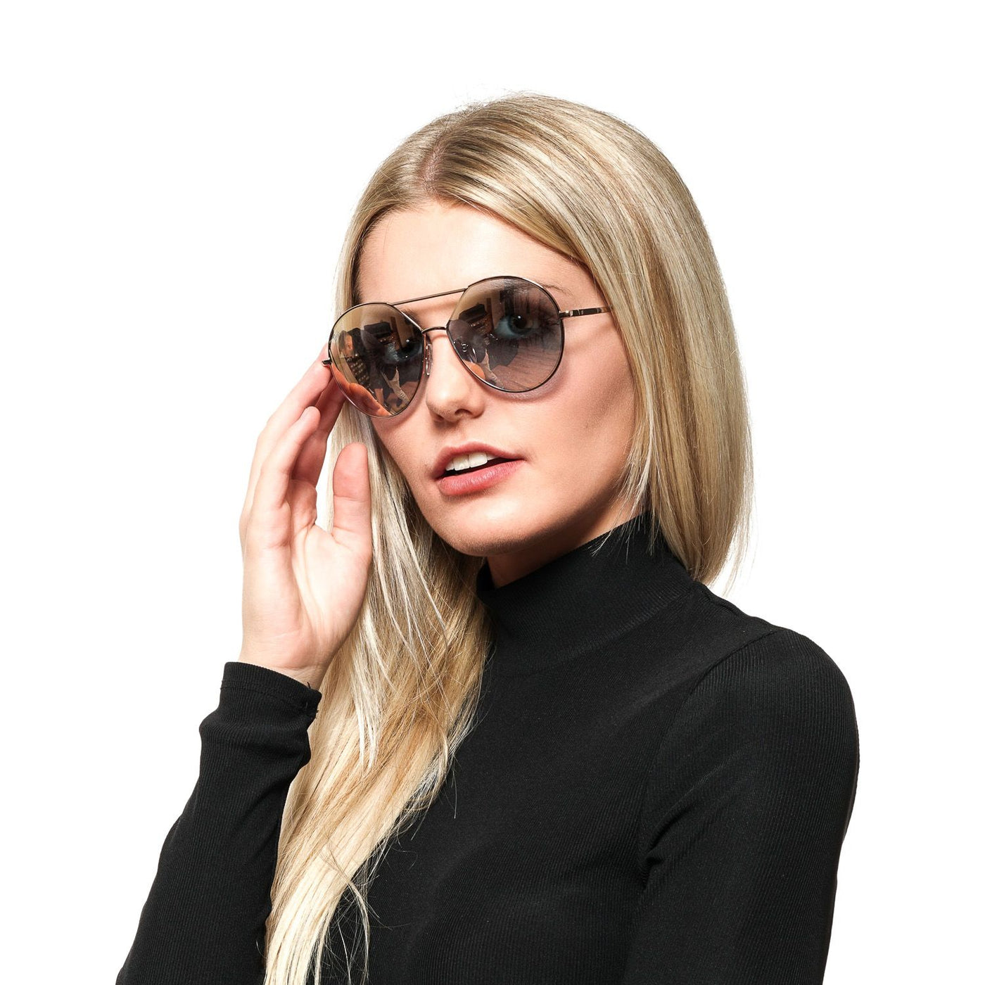 Rose Gold Women Sunglasses