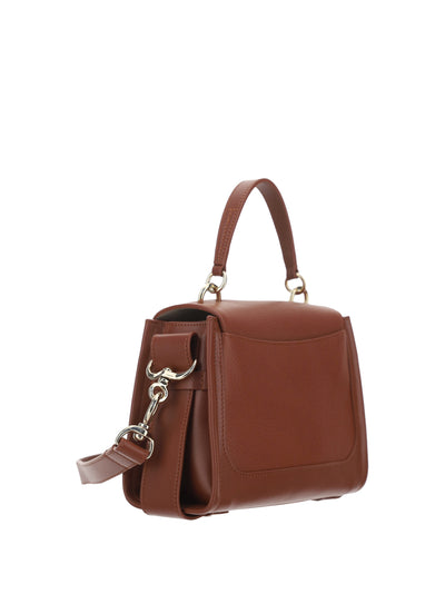 Brown Calf Leather Tess Handbag