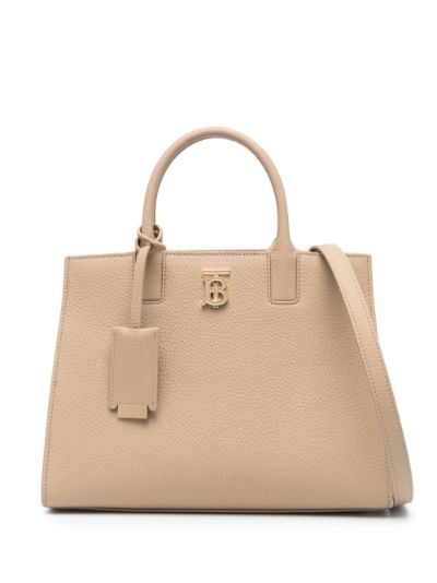 Oat Beige Calf Leather Frances Handbag