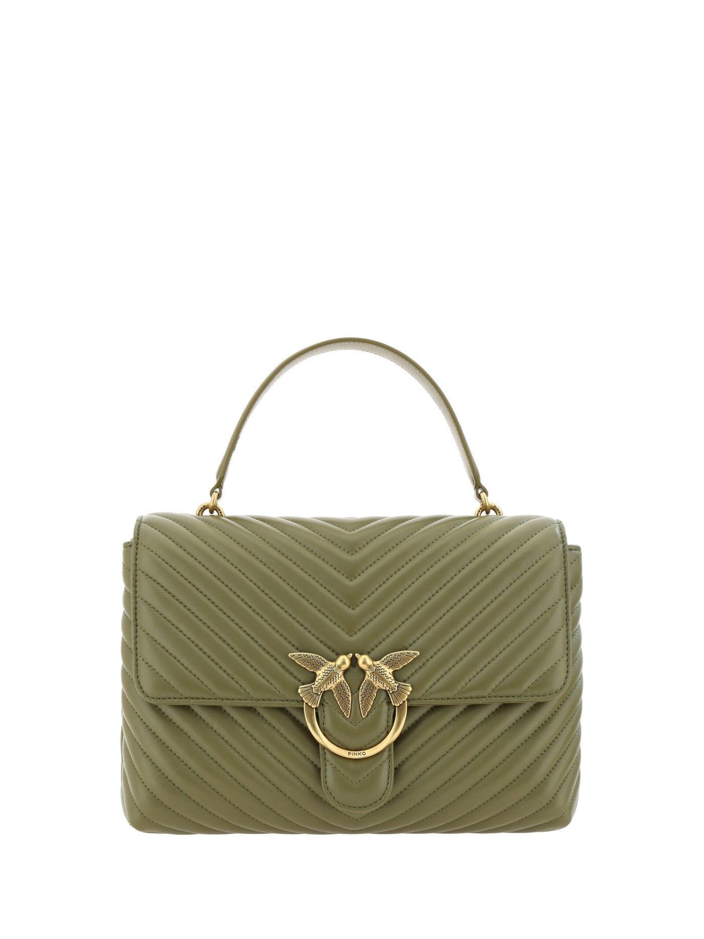 Green Calf Leather Love Lady Handbag