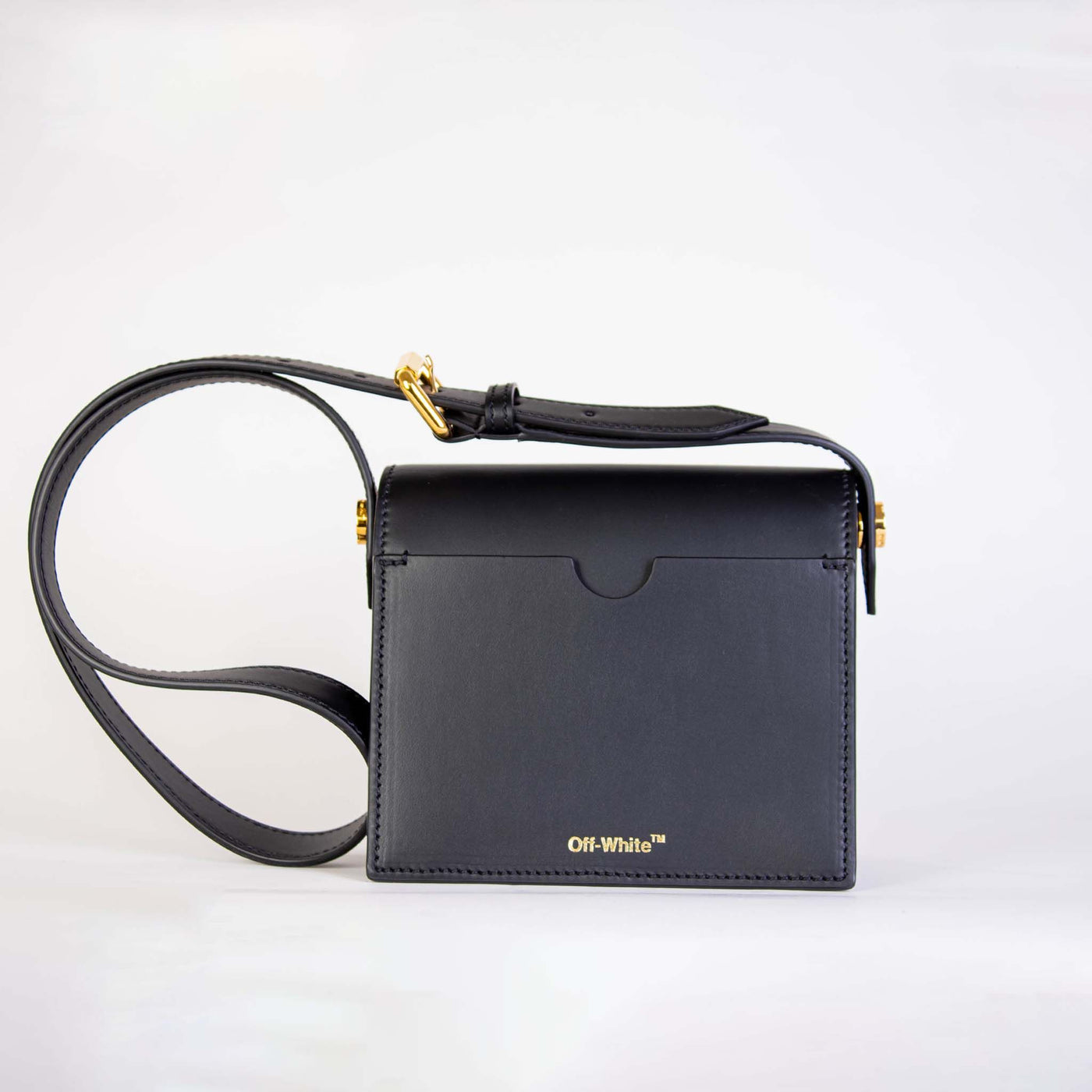 Black Leather Shoulder Bag