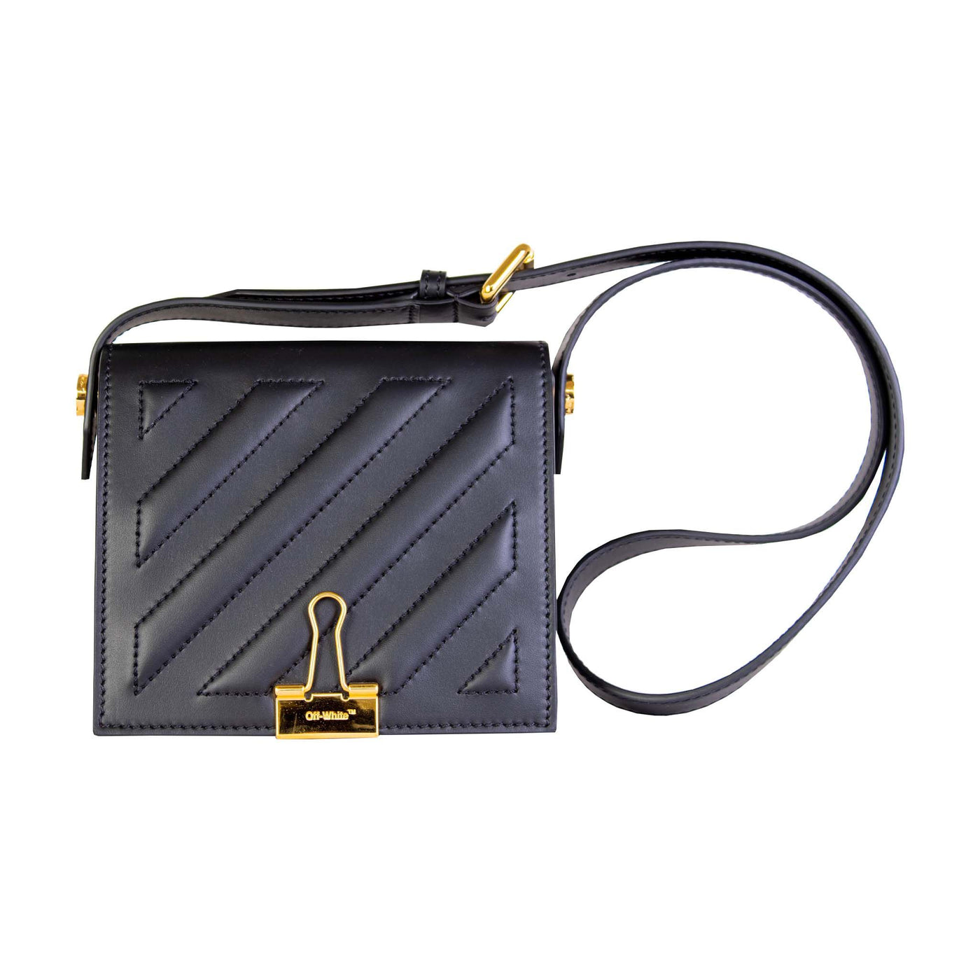 Black Leather Shoulder Bag