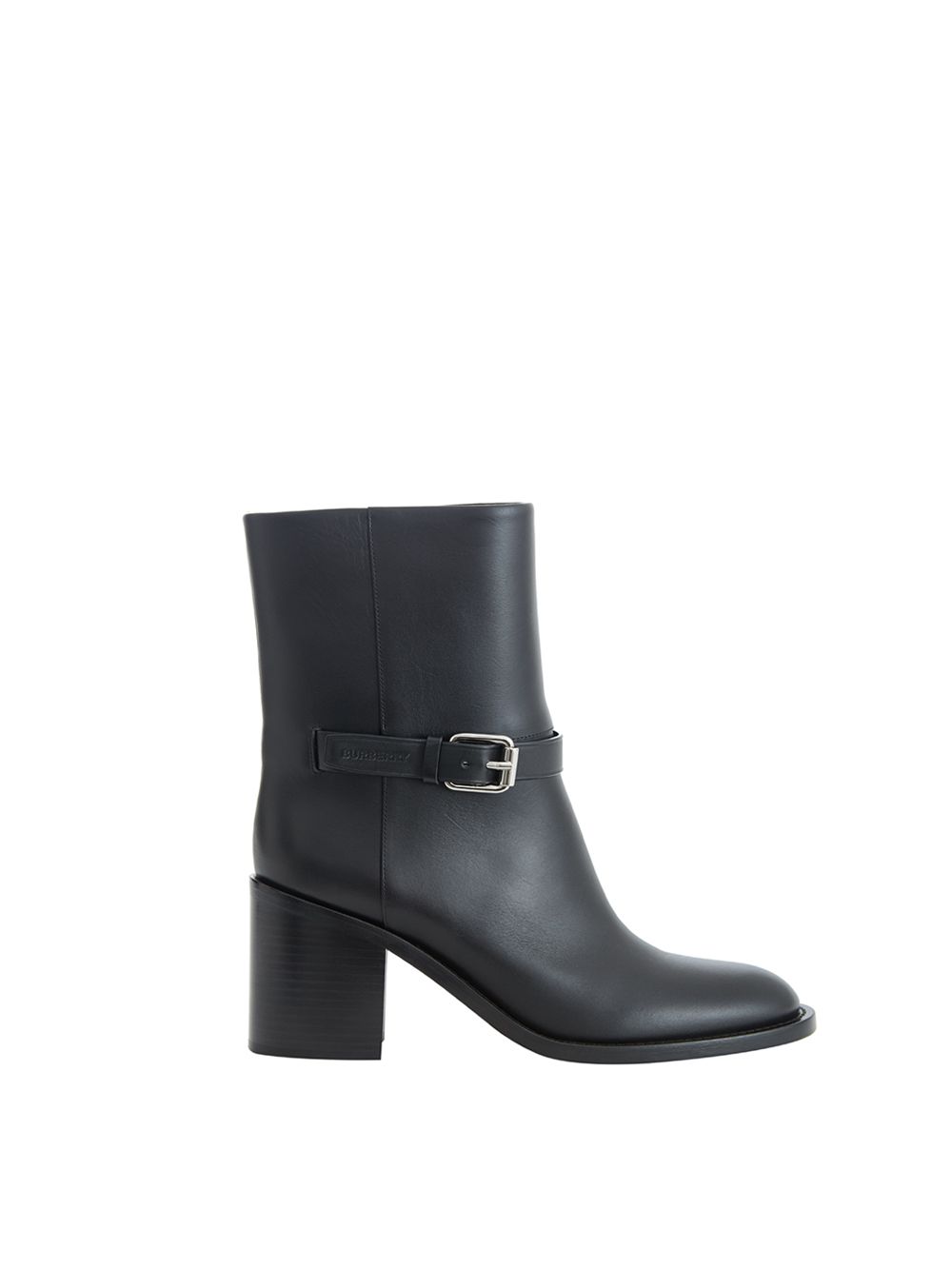 Black Leather Ankle Boots