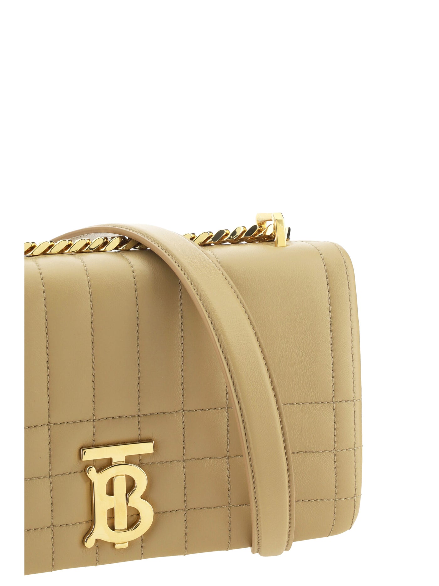 Oat Beige Leather Lola Shoulder Bag