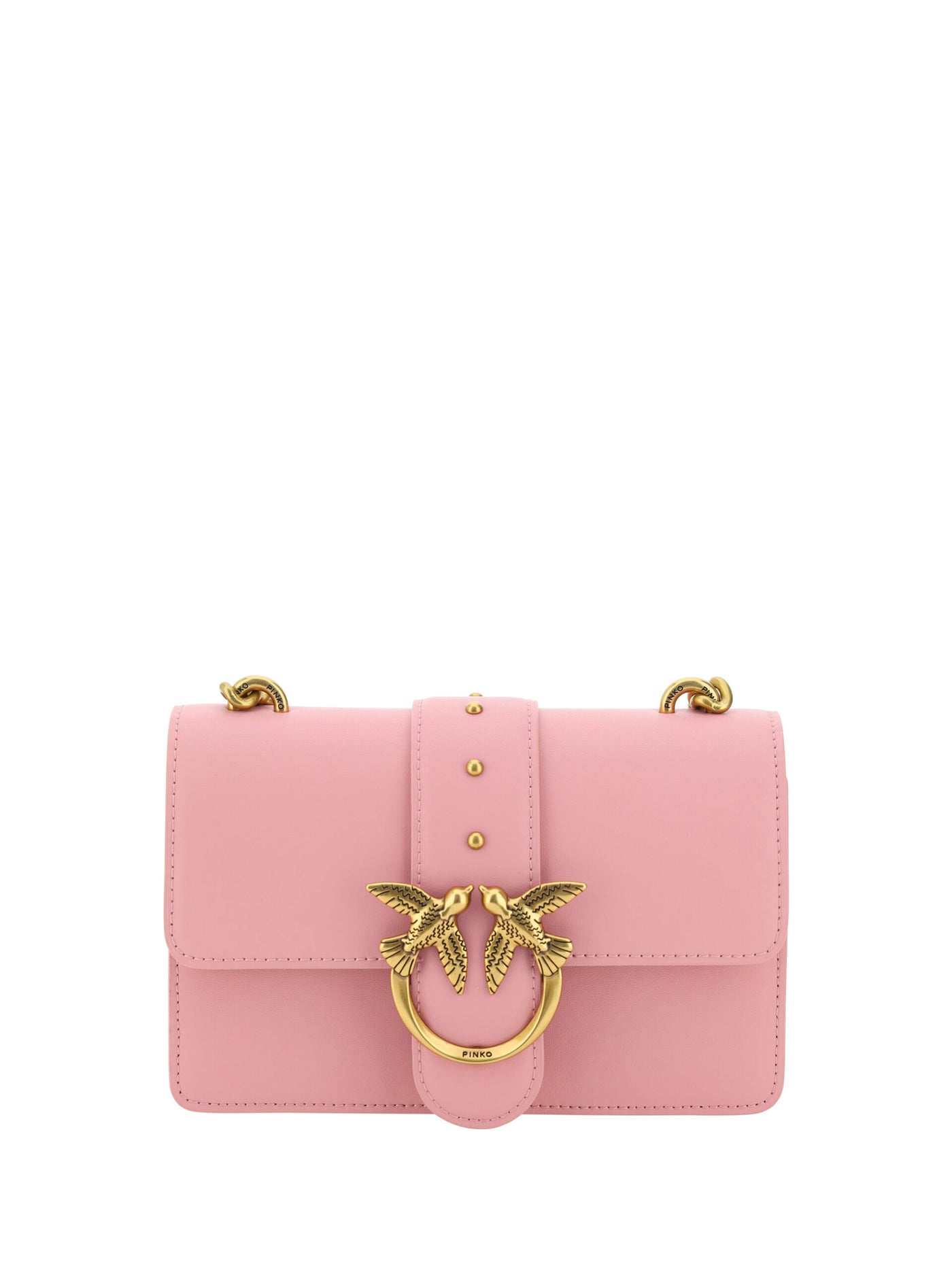 Pink Leather Love One Mini Shoulder Bag