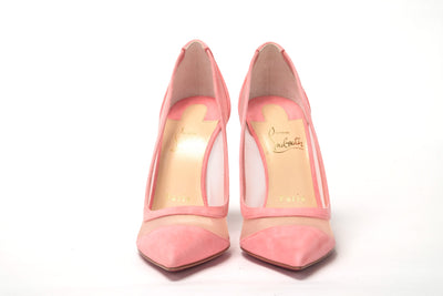 Pink Galativi Suede High Heels Pumps