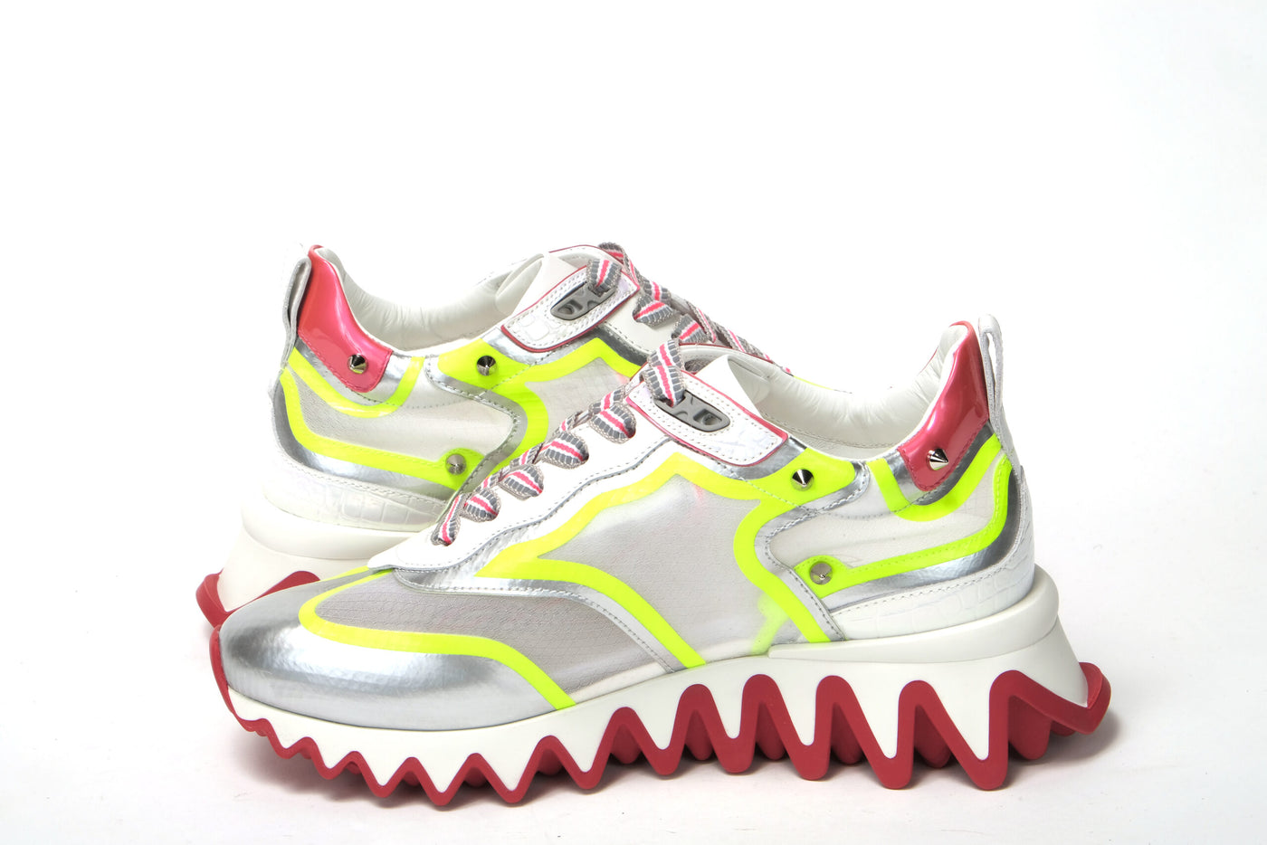 Multicolor Version Sharkina Flat Rete Sneaker