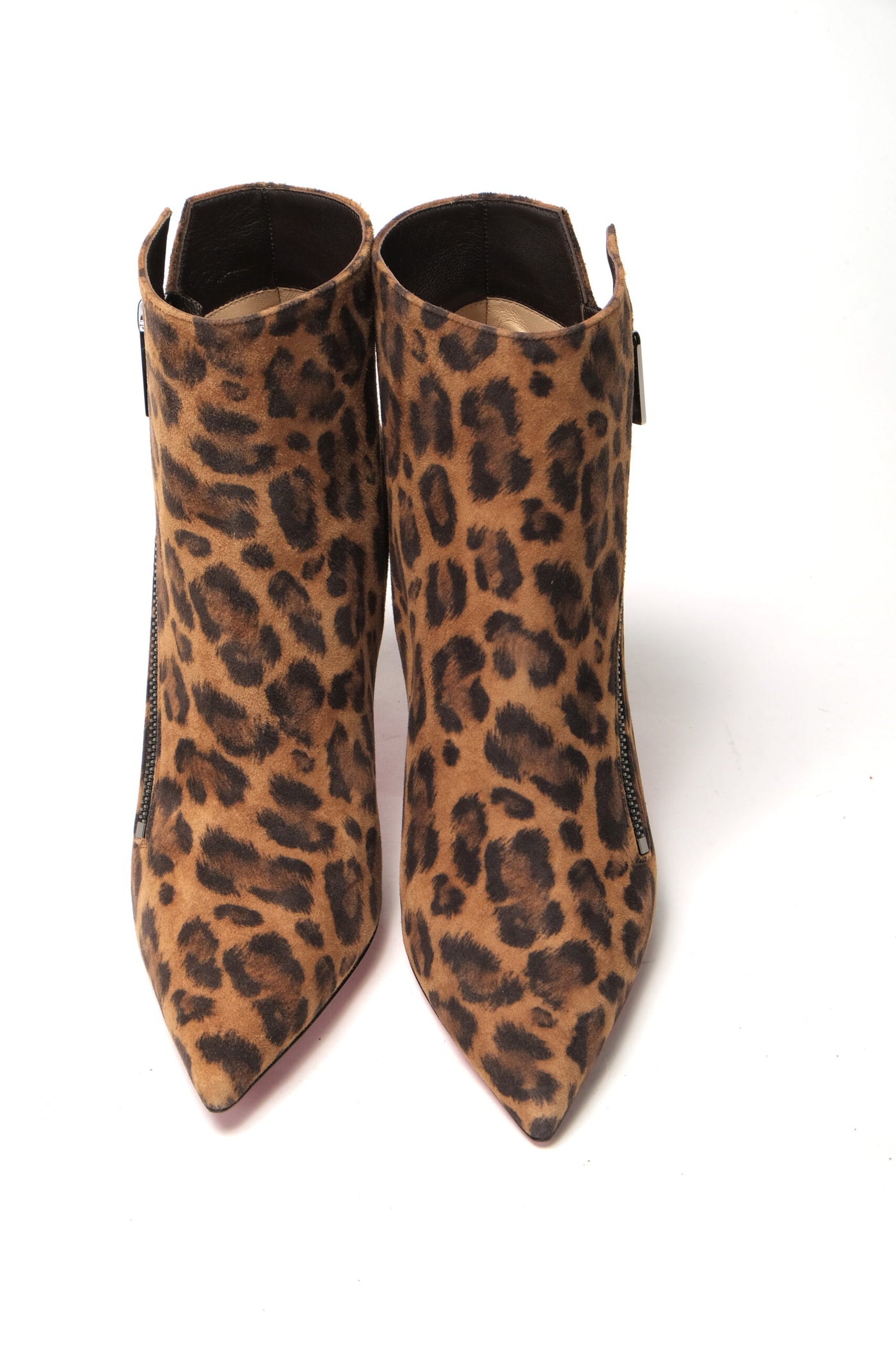 Leopard Birgikate 65 Veau Velours Heel Boots