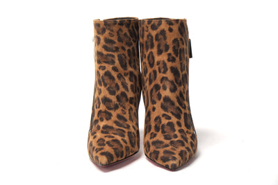 Leopard Birgikate 65 Veau Velours Heel Boots