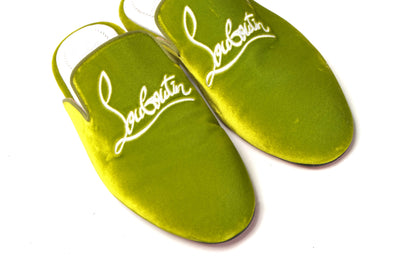 Bourgeon Lime Navy Coolito Flat Shoes