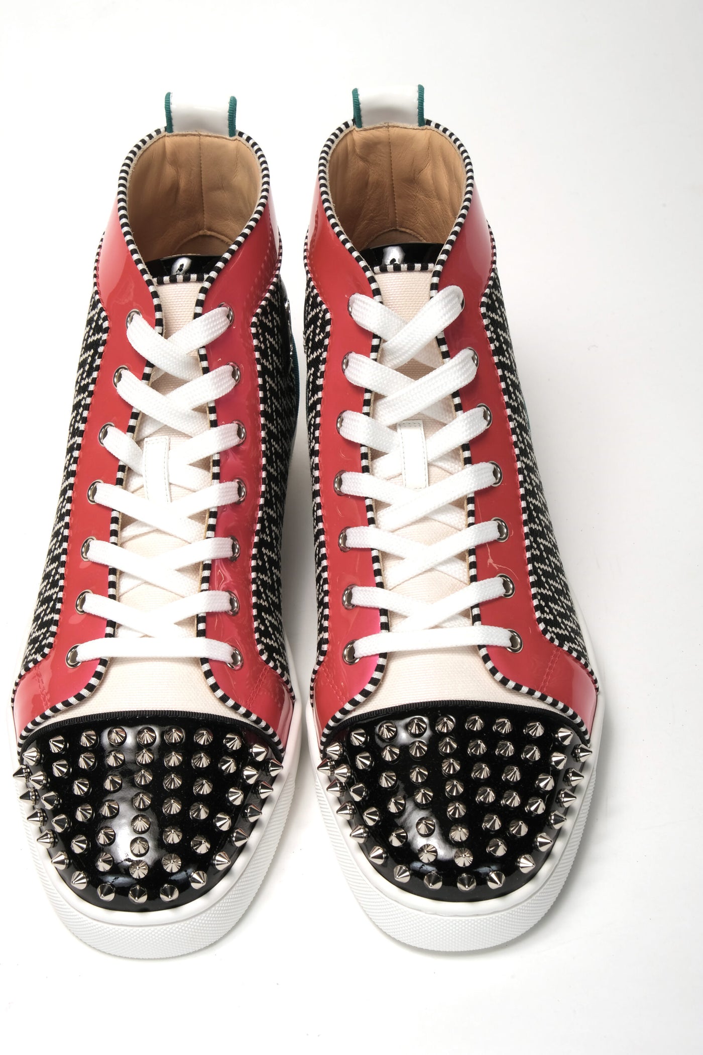 Multicolor Version Lou Spikes Orlato Flat Shoes