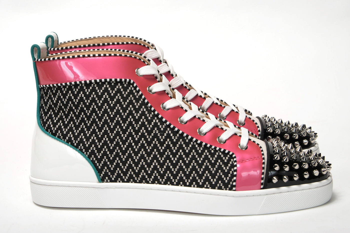 Multicolor Version Lou Spikes Orlato Flat Shoes