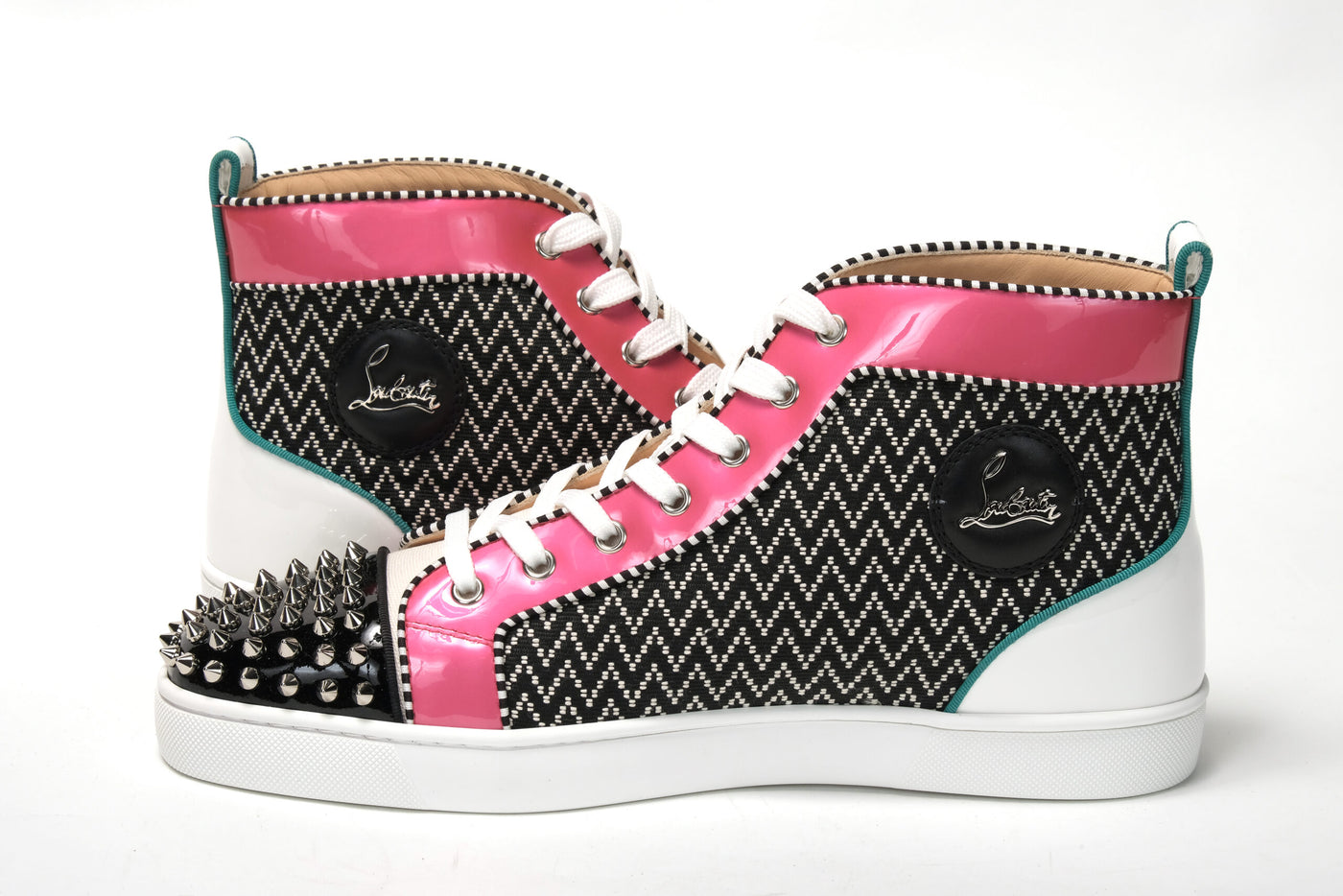 Multicolor Version Lou Spikes Orlato Flat Shoes