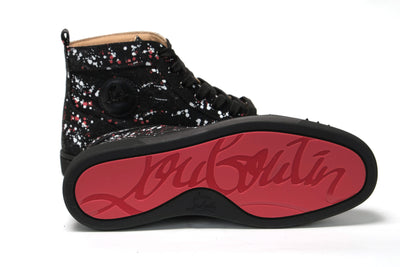 Black/Black Gun Lou Spikes Orlato Flat Shoes