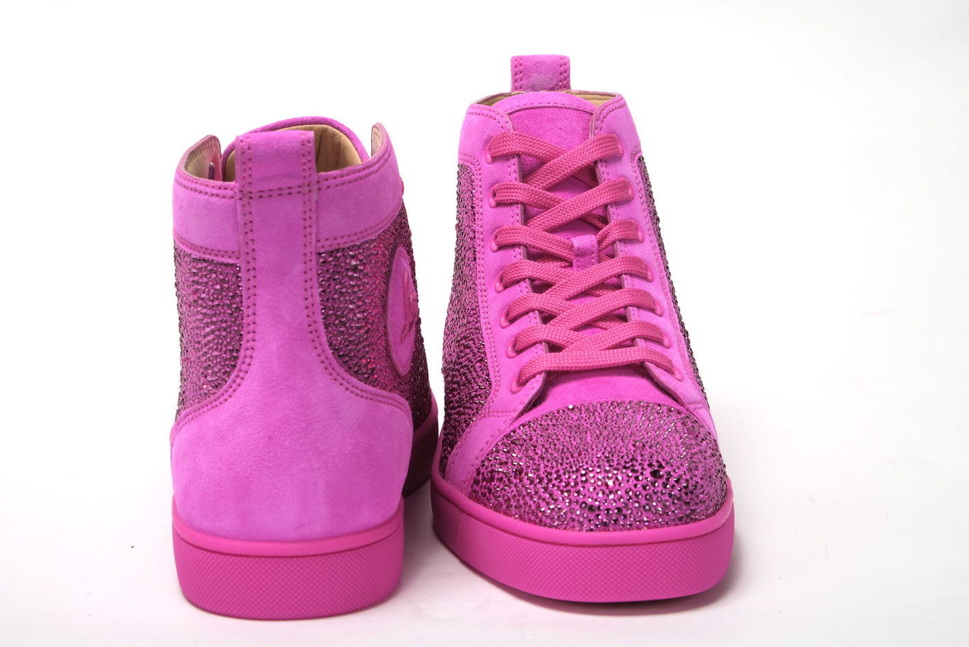 Diva Hot Pink Louis Flat Veau Shoes