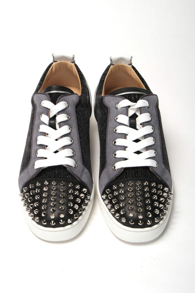 Black/Silver Version Louis Junior Spikes Shoes