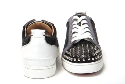 Black/Silver Version Louis Junior Spikes Shoes