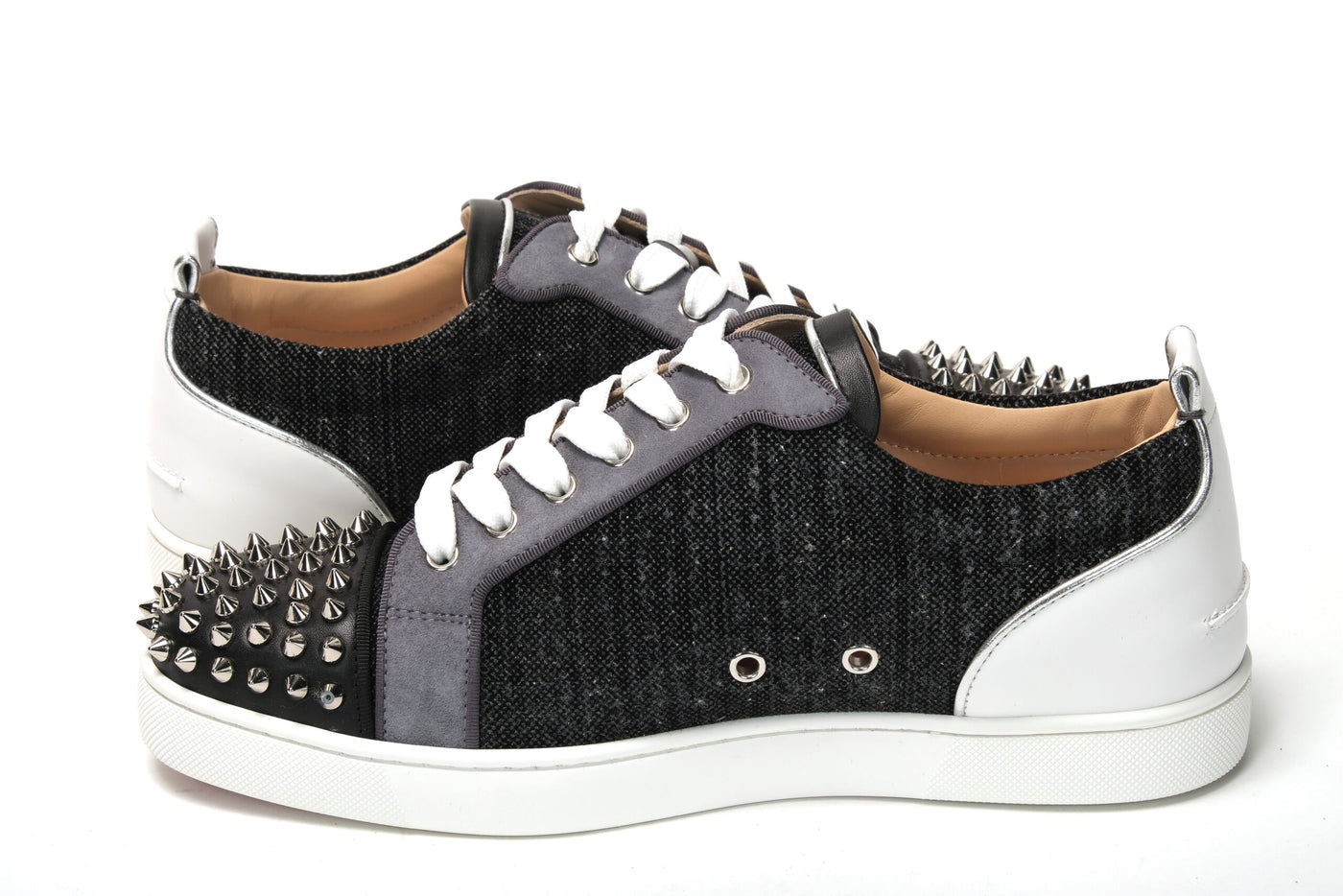 Black/Silver Version Louis Junior Spikes Shoes