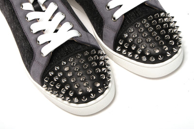 Black/Silver Version Louis Junior Spikes Shoes