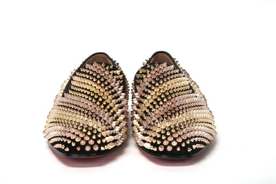 Black Multi/ Metal Galvalion Flat Veau Shoes