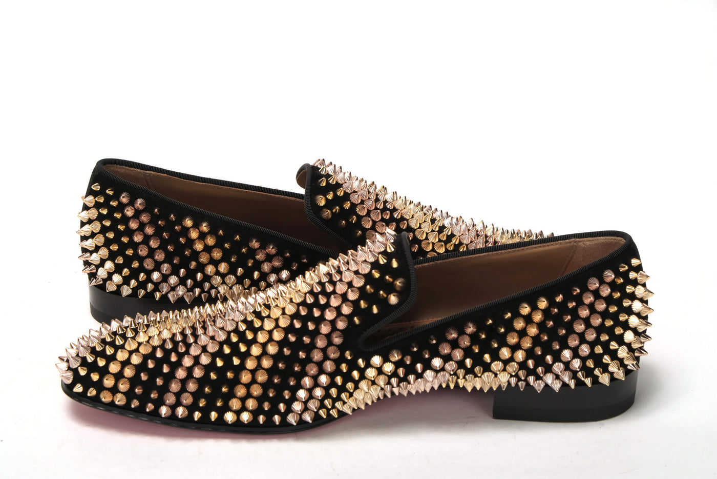 Black Multi/ Metal Galvalion Flat Veau Shoes