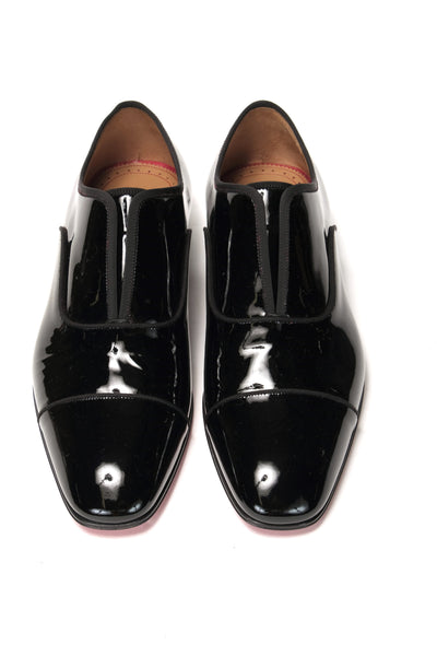 Black Alpha Male Flat Shoes