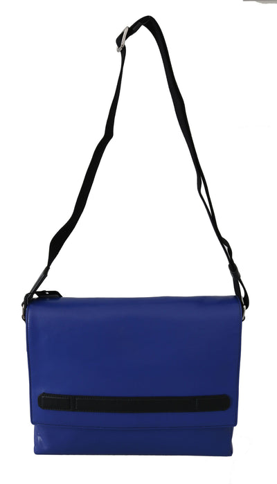 Blue Shoulder Cotton Sling Crossbody Messenger Bag