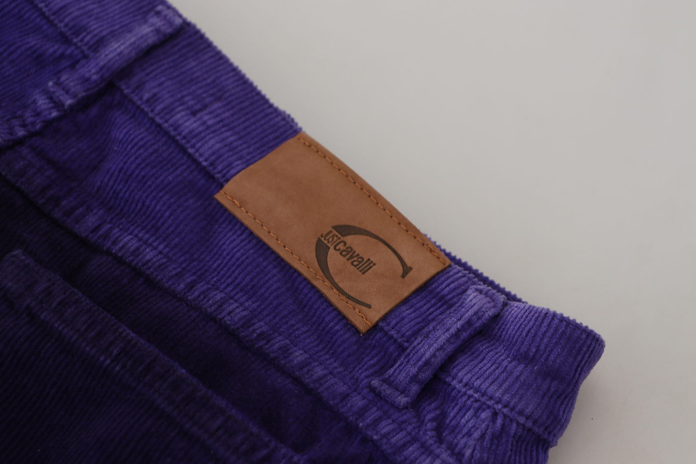 Purple Cotton Corduroy Women Pants