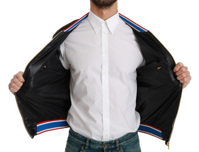 Black YEAR OF THE PIG Bomber Jacket