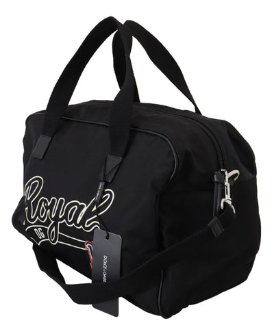 Black Holdall Royals King Tote Nylon BAMBINO Junior Bag