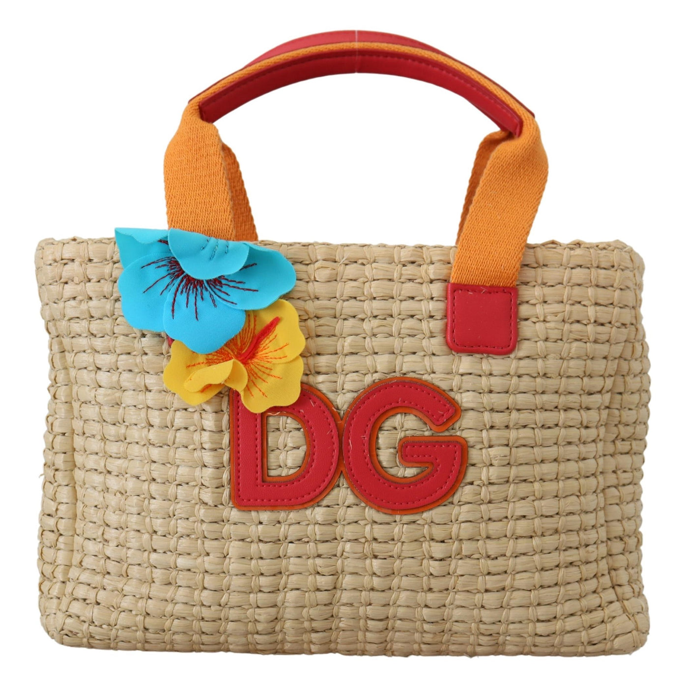 Beige BAMBINO Straw Carretto Shopping Kids Bag