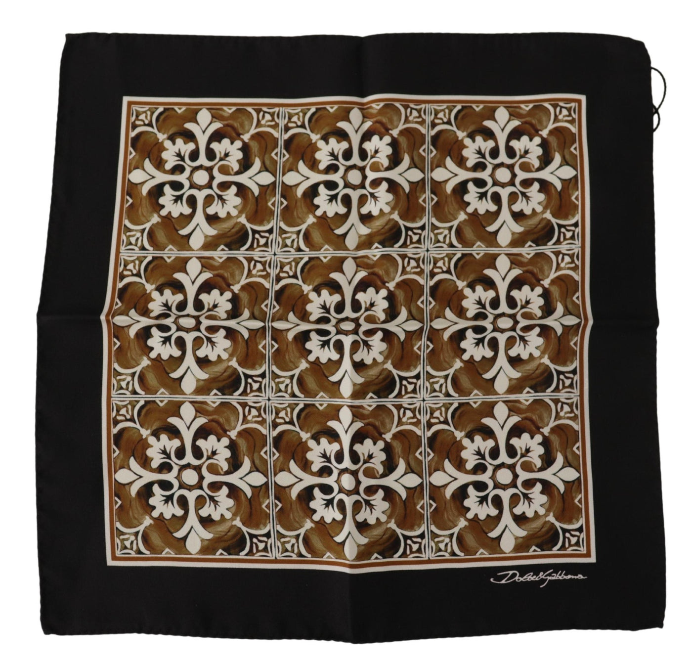 Multicolor Geometric Pattern Foulard Scarf