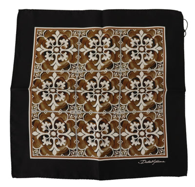 Multicolor Geometric Pattern Foulard Scarf