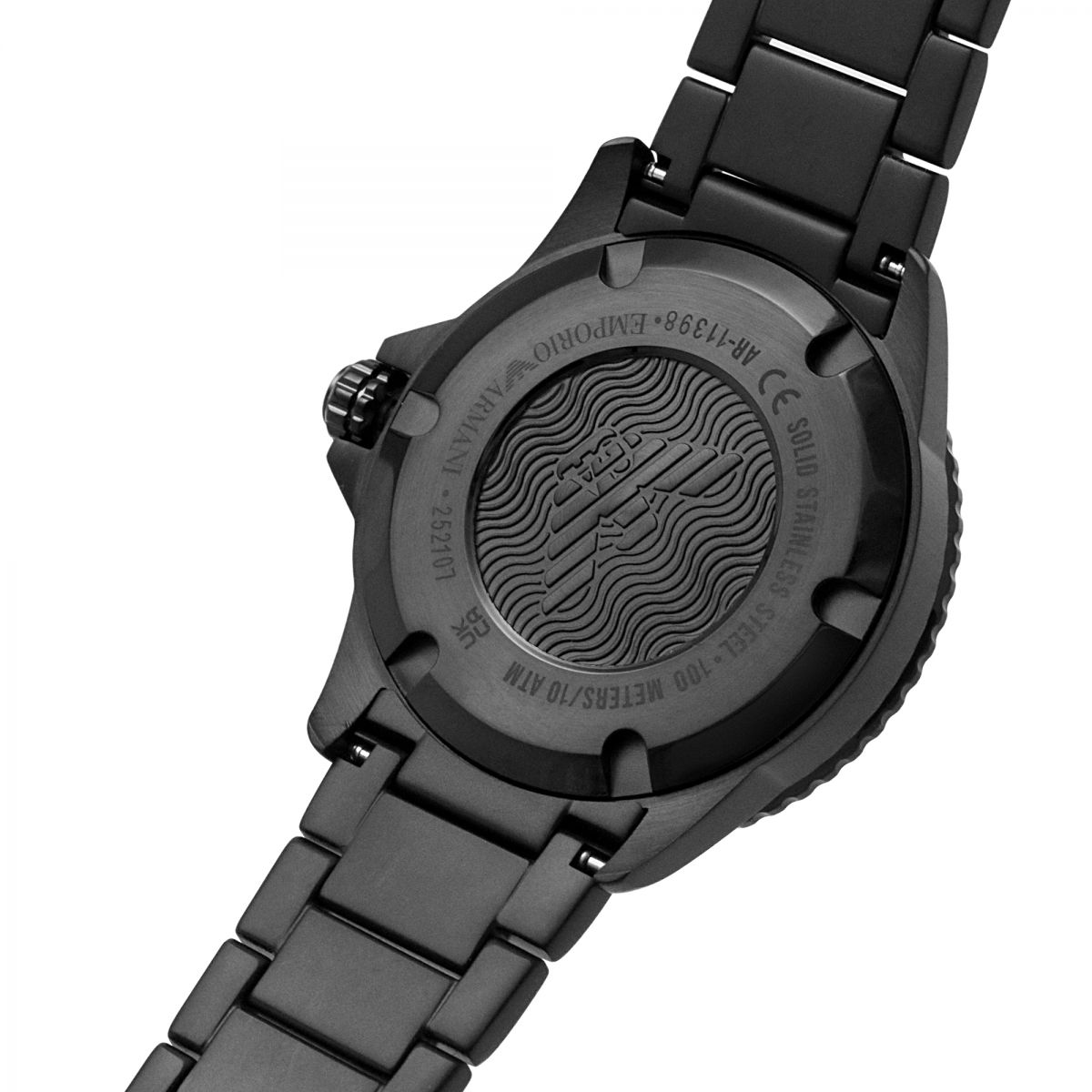 Black Steel Quartz Watch