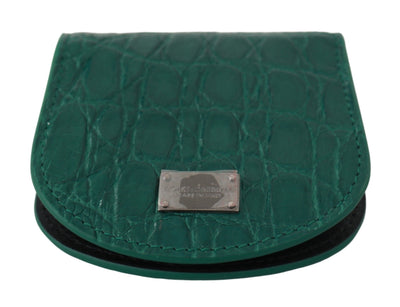 Green Exotic Skins Condom Case Holder Wallet