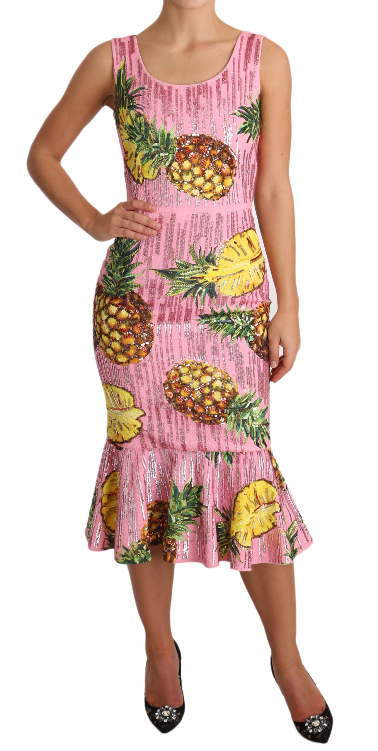 Pink Pineapple SPECIAL PIECE Midi Dress