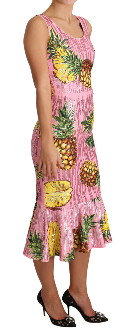 Pink Pineapple SPECIAL PIECE Midi Dress