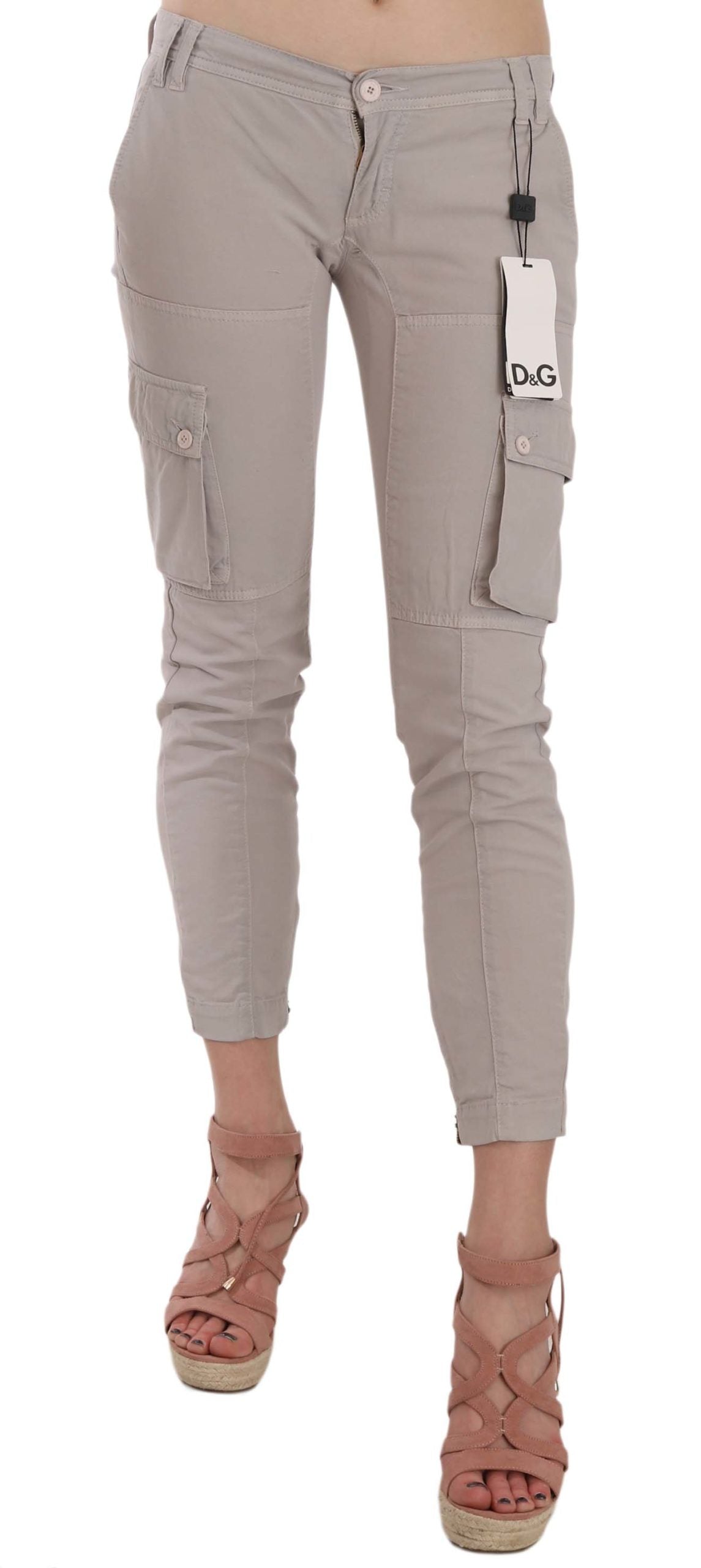 Casual Fitted Khaki Trousers Pants