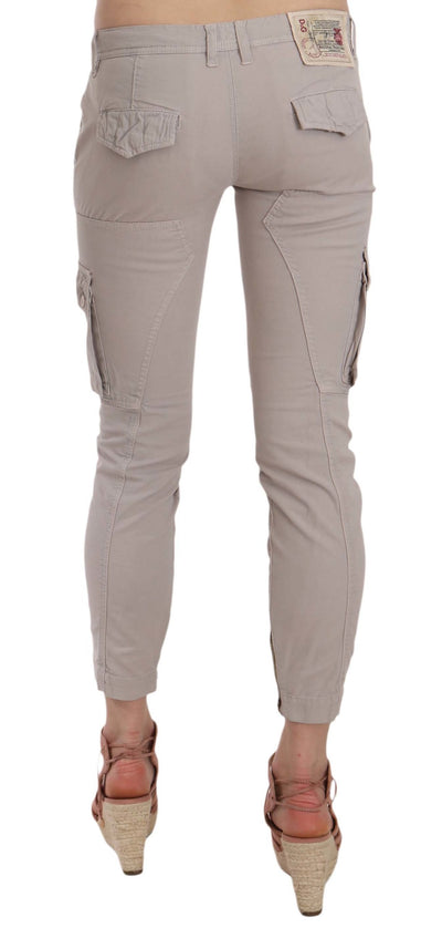 Casual Fitted Khaki Trousers Pants