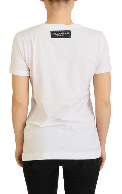 T-shirt Top White Textured Short Sleeve