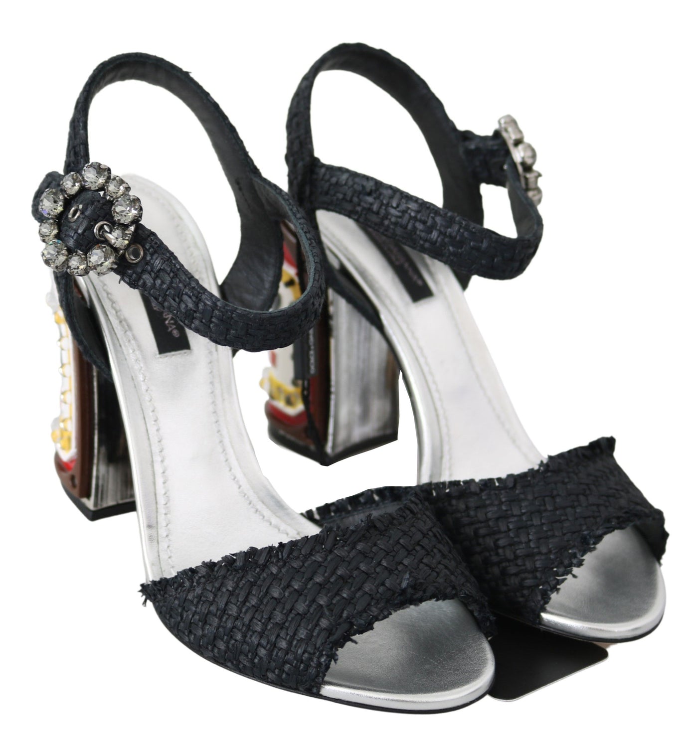 Black Crystals LED LIGHTS Sandals Shoes