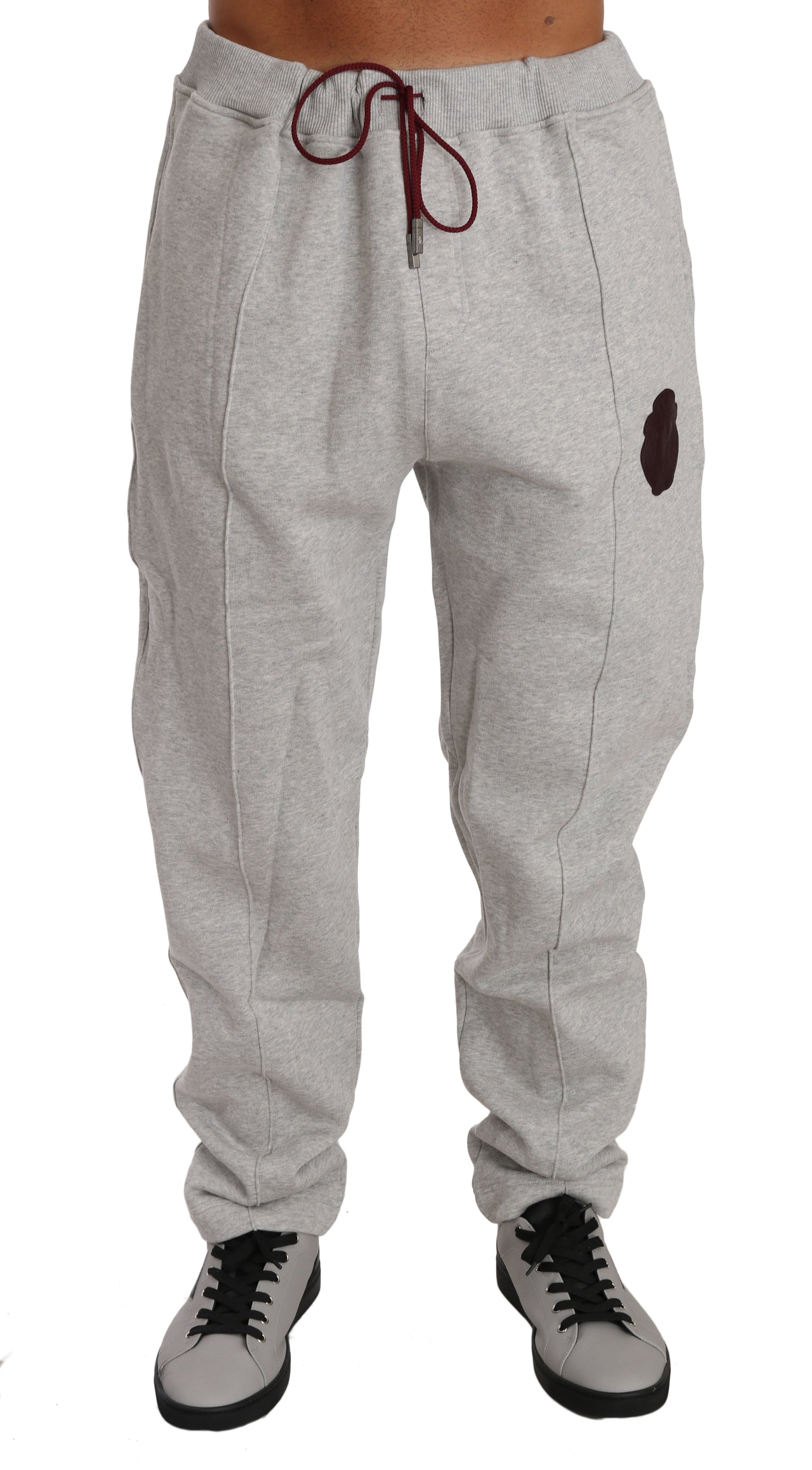 Gray Cotton Sweater Pants Tracksuit