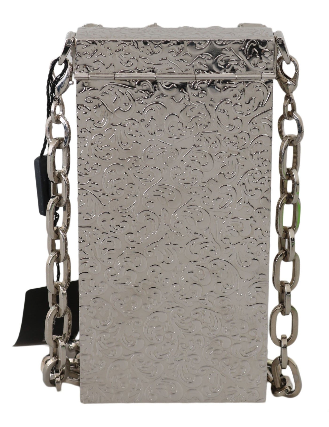 Cross Body Silver Crystal Brass Crystal Purse