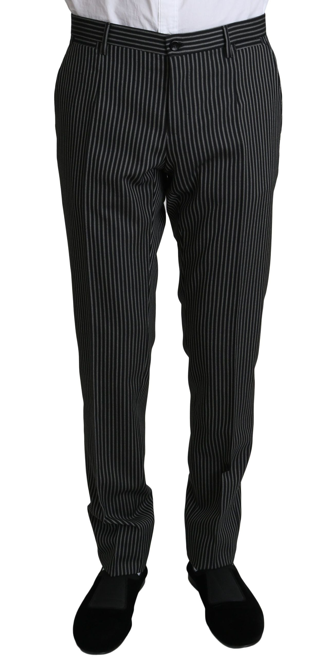 Black White Stripes 2 Piece MARTINI Suit