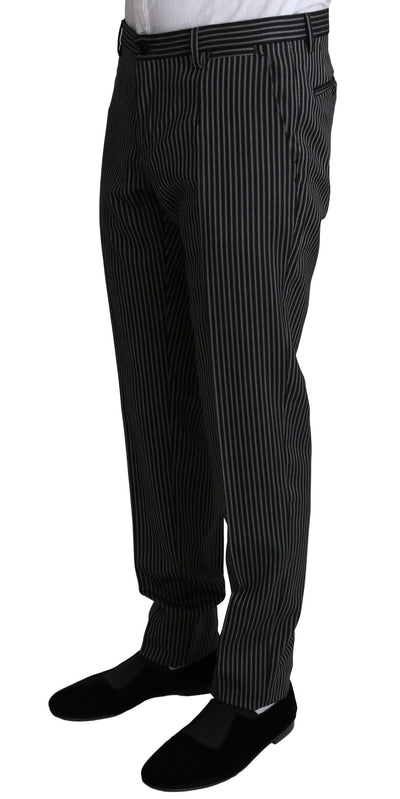 Black White Stripes 2 Piece MARTINI Suit