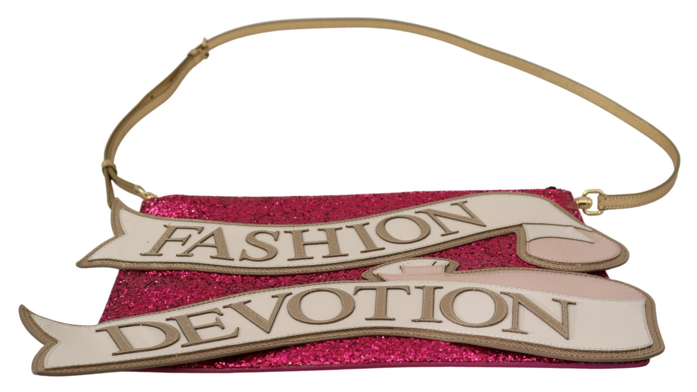 Pink Glittered Fashion Devotion Sling CLEO Purse