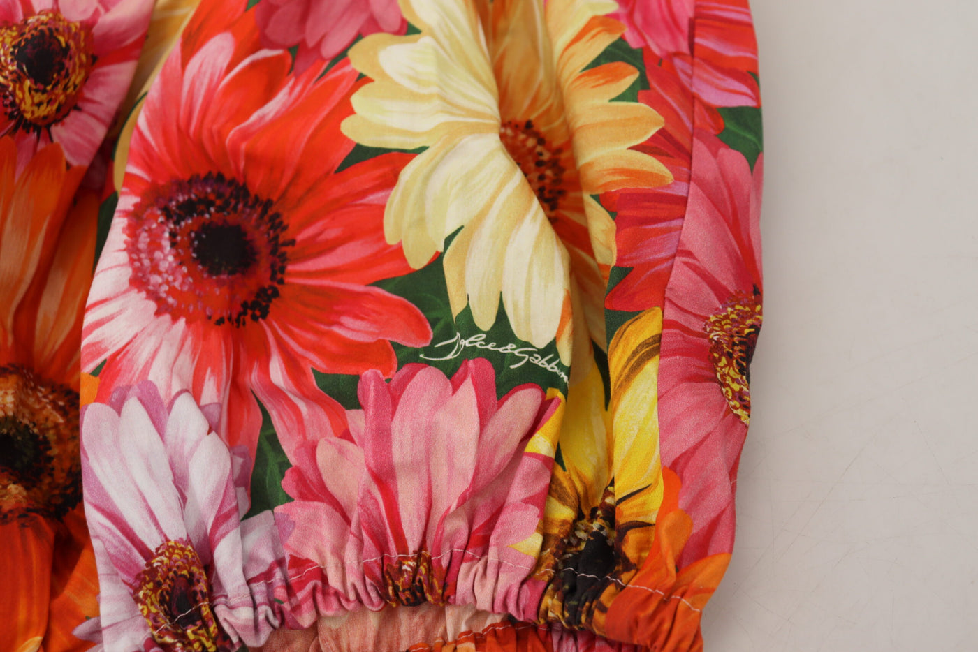 Blouse Cropped Floral Cotton Tank Top