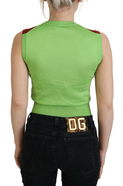 Red Green DG Logo Sleeveless Pullover Top