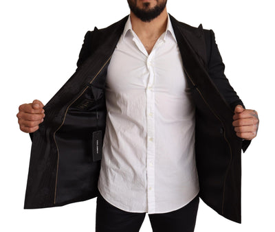 Black Double Breasted Jacket SICILIA Blazer