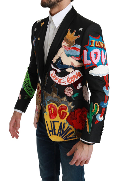 Black DG Heaven King MARTINI Blazer